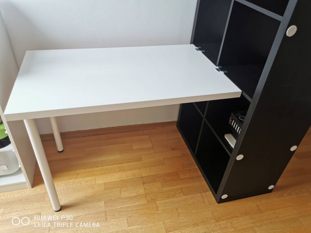 IKEA Linnmon asztallap + 2 db Adils lb ki
