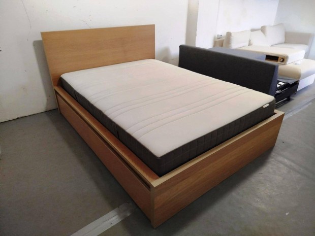 IKEA Malm 140-es �gy kompletten/ feh�rre p�colt t�gy