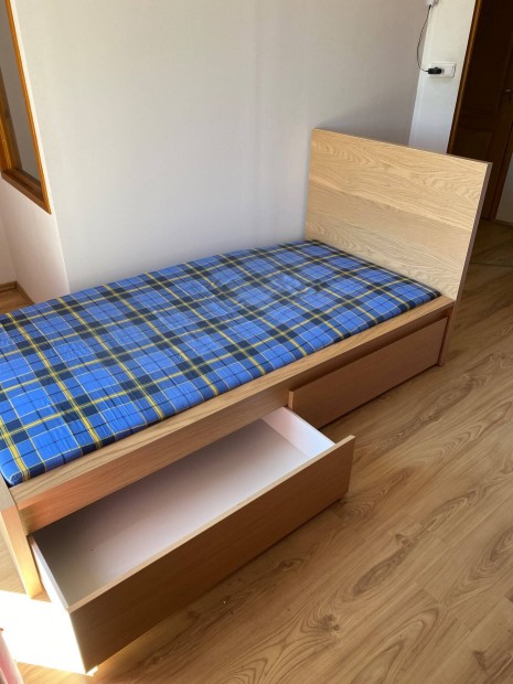 IKEA Malm gykeret, fikok, gyrcs, matrac. 90x200 matrac mret