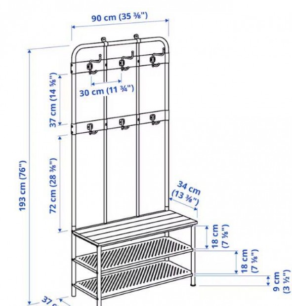 IKEA Pinnig pad fogassal