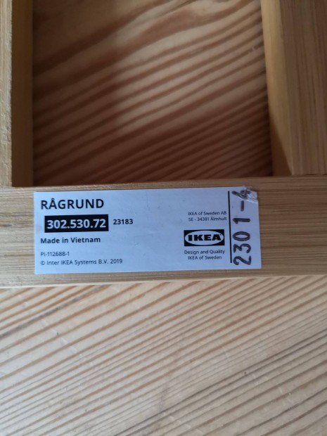 IKEA Rgrund bambusz wc-papr tart