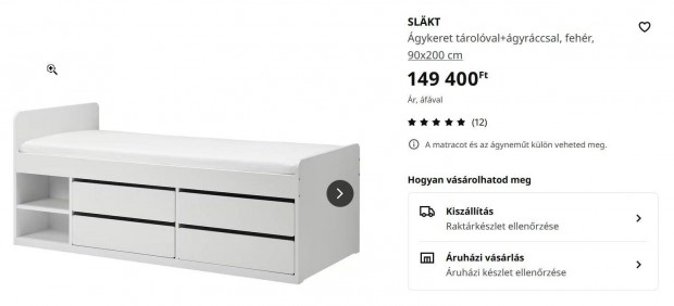IKEA Slkt gy 90x200