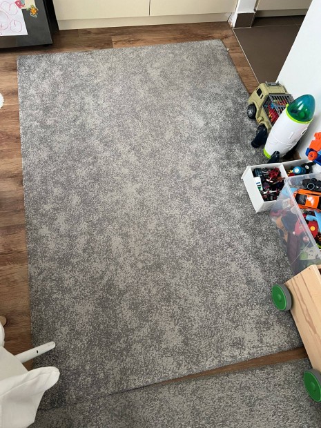 IKEA Stoense szőnyeg, rövid szálú, középszürke - több darab