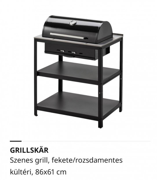 IKEA Szenes grill +polcos elem GrillskR