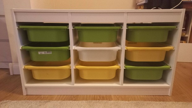 IKEA Trofast Trol szekrny dobozokkal, 99x44x56 cm