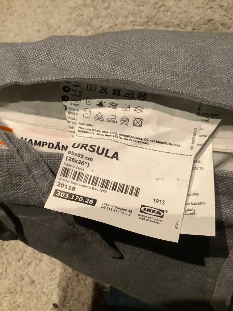 IKEA Ursula dszprnahuzat Hampdan bels prnval elad