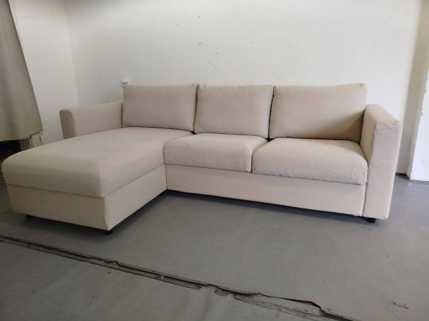 IKEA Vimle 3 sz. sarokkanap� fekv�fotellel, �j Hallarp b�zs huzattal