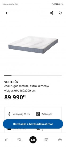 IKEA ágy keret matrac új