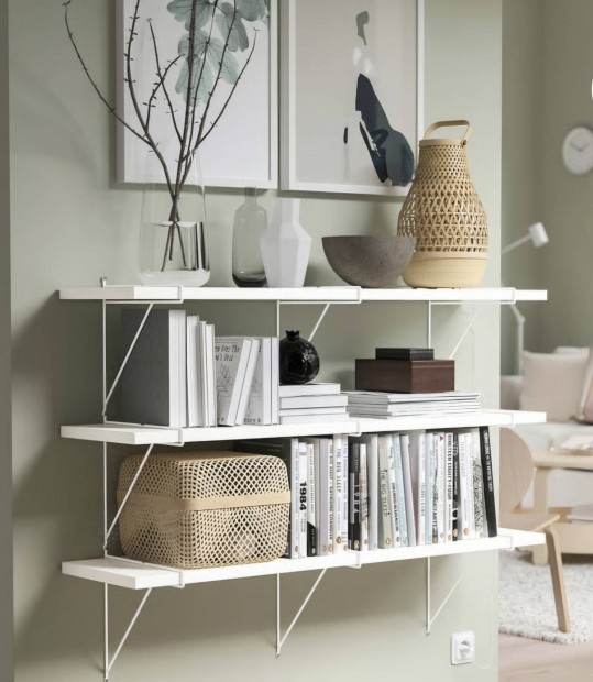 IKEA fali polc Pershult / Bergshult