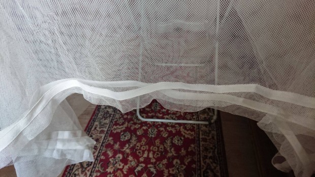 IKEA fehér készre varrt tüll függöny, nagyméretű eladó