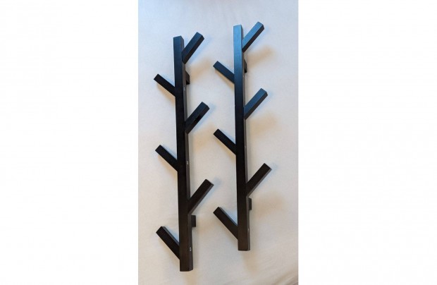 IKEA fekete fali akasztk, 2db