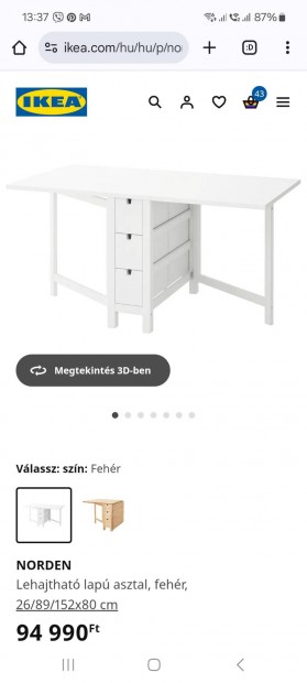 IKEA norden lehajthat asztal felron!!!