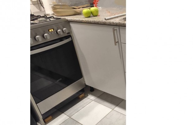 IKEA sarok konyhaszekrény szürke 120cm