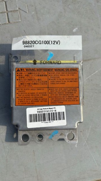 INFINITI FX FX35, INFINITI FX FX45 Airbag Module Reset Fit eladó