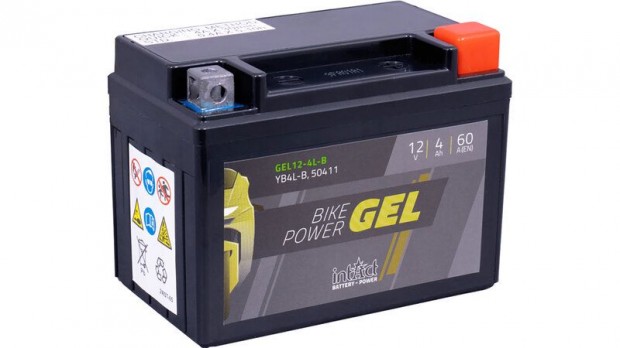INTACT Bike Power Akkumulátor GEL YB4L-B