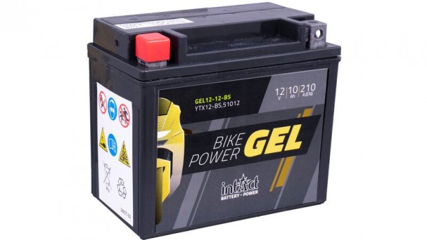 INTACT Bike Power Akkumulátor GEL YTX12-BS
