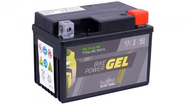INTACT Bike Power Akkumultor GEL YTX4L-BS