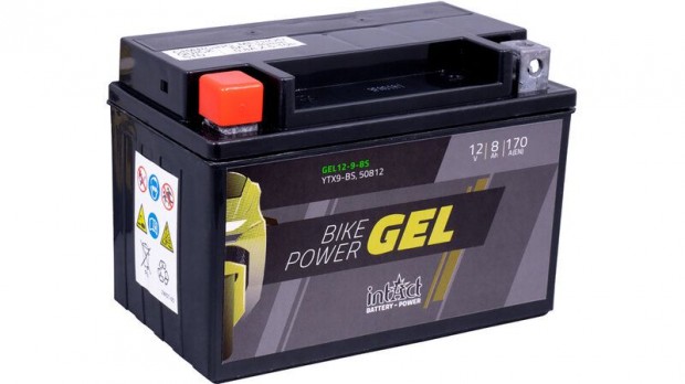 INTACT Bike Power Akkumultor GEL YTX9-BS