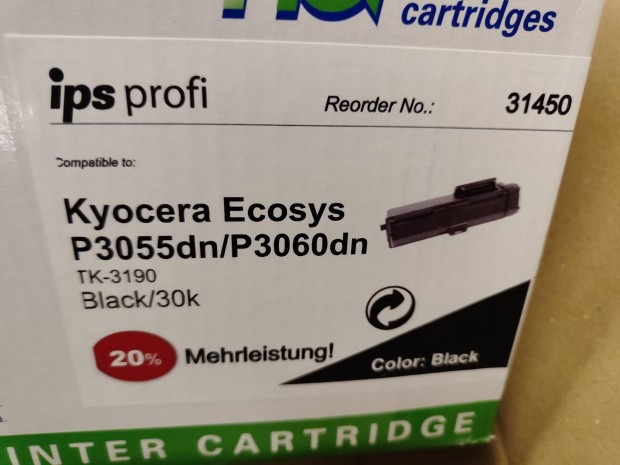 IPS Kyocera TK-3190 / P3055dn/ P3060dn  nyomtato Toner