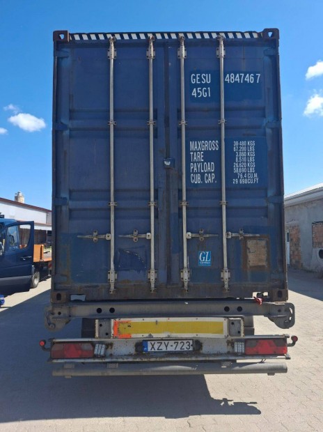 ISO 40' HC ( 40 lábas raktárkonténer 12m )használt konténer
