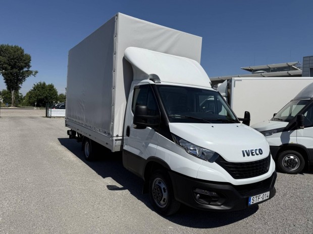 IVECO Daily 35C18 4.4m ponyva+emelőfal.duplaker...