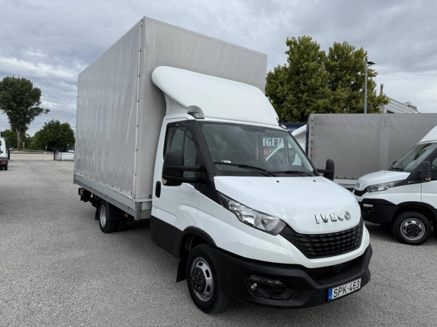 IVECO Daily 35C18 4.4m ponyva+emelőfal.duplaker...