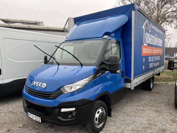 IVECO Daily 35C18 5.6m Plat-ponyva Duplakerk....