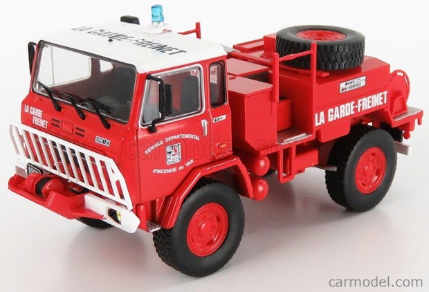 IVECO FIAT  75PC TANKER TRUCK FIRE FIGHTING FOREST FRANCE 1974  RED W