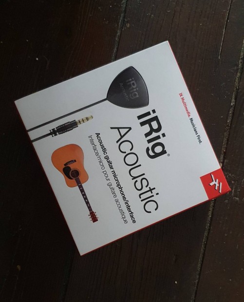 I-rig acoustic gitr interfsz mikrofon szett i-os android j