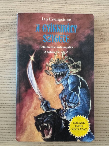 Ian Livingstone: A gyíkkirály szigete, Kaland játék kockázat könvy