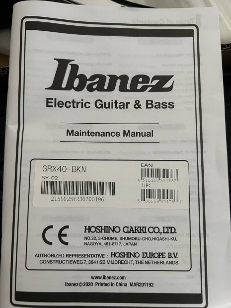 Ibanez Grx 40-BKN elektromos gitr s  Blackstar erst elad 