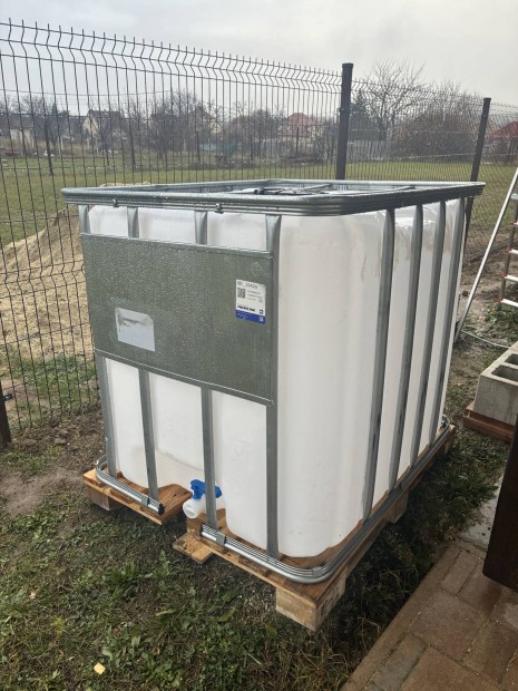 Ibc tartly esvz vzgyjt 1000l raklappal rccsal