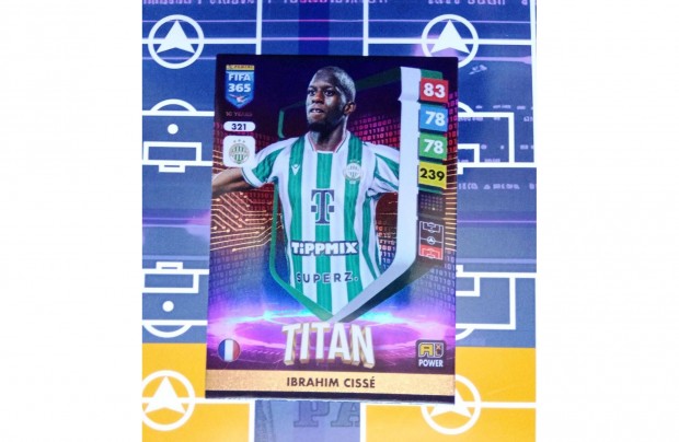 Ibrahim Ciss (Ferencvros) Fifa 365 2025 Titan focis krtya