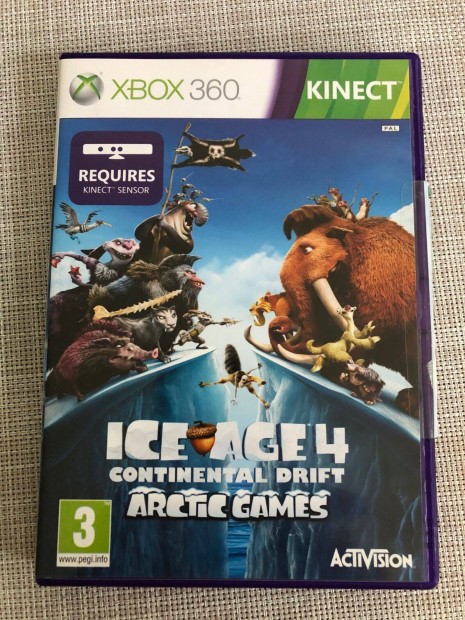 Ice Age 4 Continental Drift Xbox 360 kinect jtk