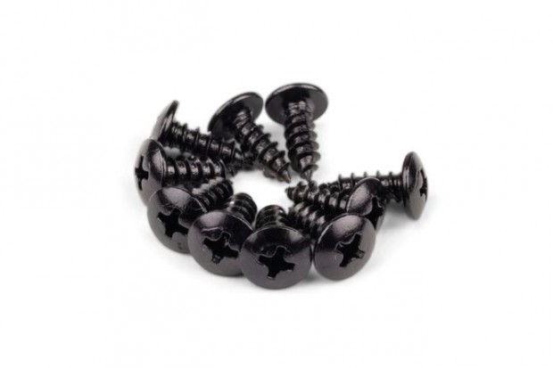 Idomcsavarok alum�nium M4x12 fekete (10 darab)