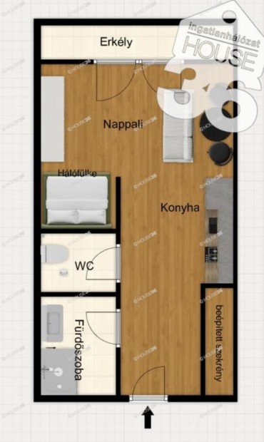 Ig�nyes kivitelez�s� - Erk�lyes garzon lak�s!