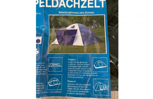 Iglu 4 szemlyes Camping Kemping stor + felfjhat matrac