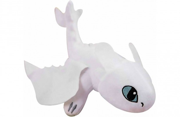 Így neveld a sárkányodat - Fényfúria plüss 20 cm Új! Készletről!