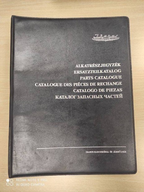 Ikarus 250.59, 250.68, 250.69 autóbusz Alkatrészkatalógus 1987
