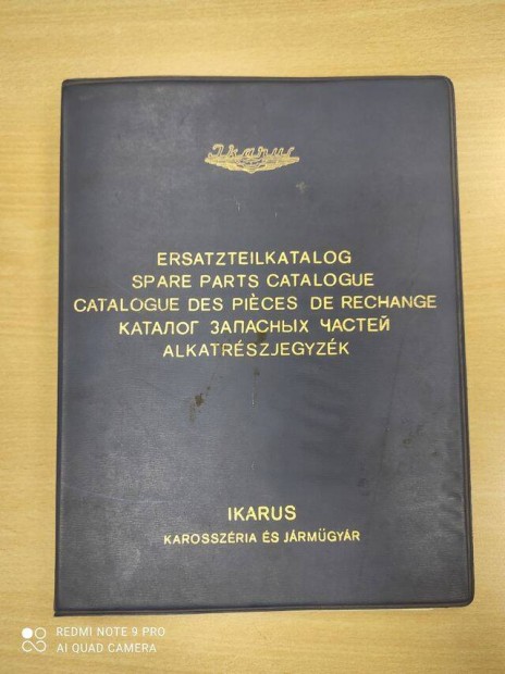 Ikarus 255.71, 255.72 autóbusz Alkatrészkatalógus l. 1976