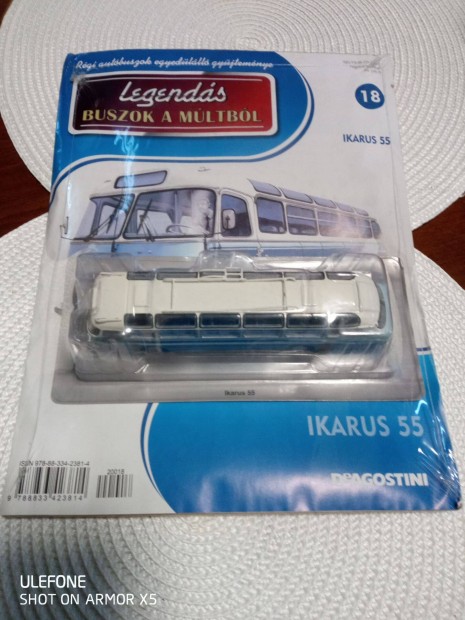 Ikarus 55 " Legends buszok a mltbl" 18 szm Deagostini 1:72