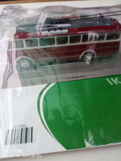 Ikarus 60T trolibusz Deagostini 1/72 Új!!! Bontatlan!!!