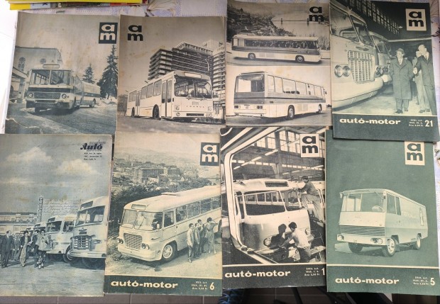 Ikarus borítós Autó Motor újságok