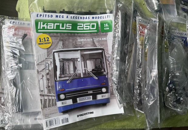 Ikarus busz lapszmok  1:12 mretaranyban.