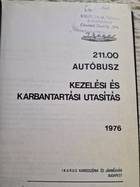 Ikarus kezelsi-, DDC- ,D10 motor zemeltetsi utastsok elad