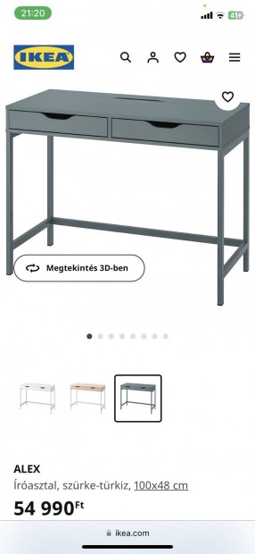 Ikea Alex rasztal