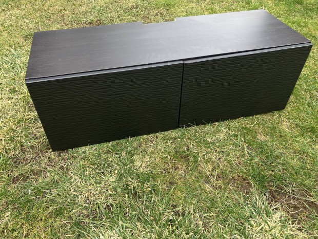 Ikea Besta tv szekrny barna fekete 120x42x40 cm