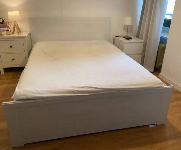 Ikea Brusali franciagy 140x200+gyrcs (+krsre ingyen matrac)