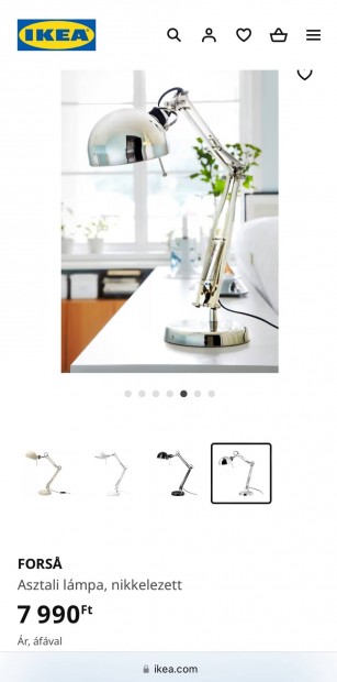 Ikea Forsa roasztali lmpa