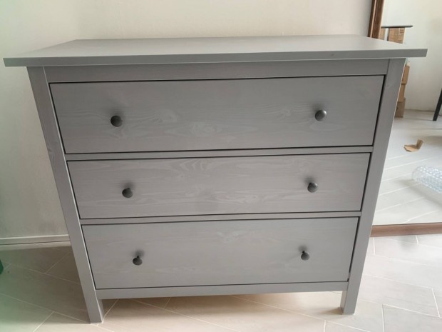 Ikea Hemnes Szrke 3 fikos